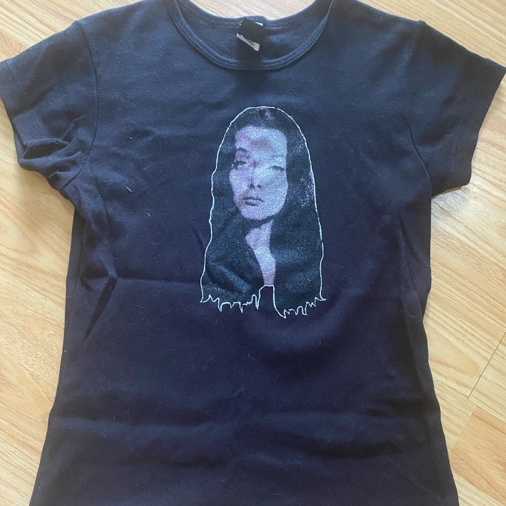 Adams family, morticia adams baby tee